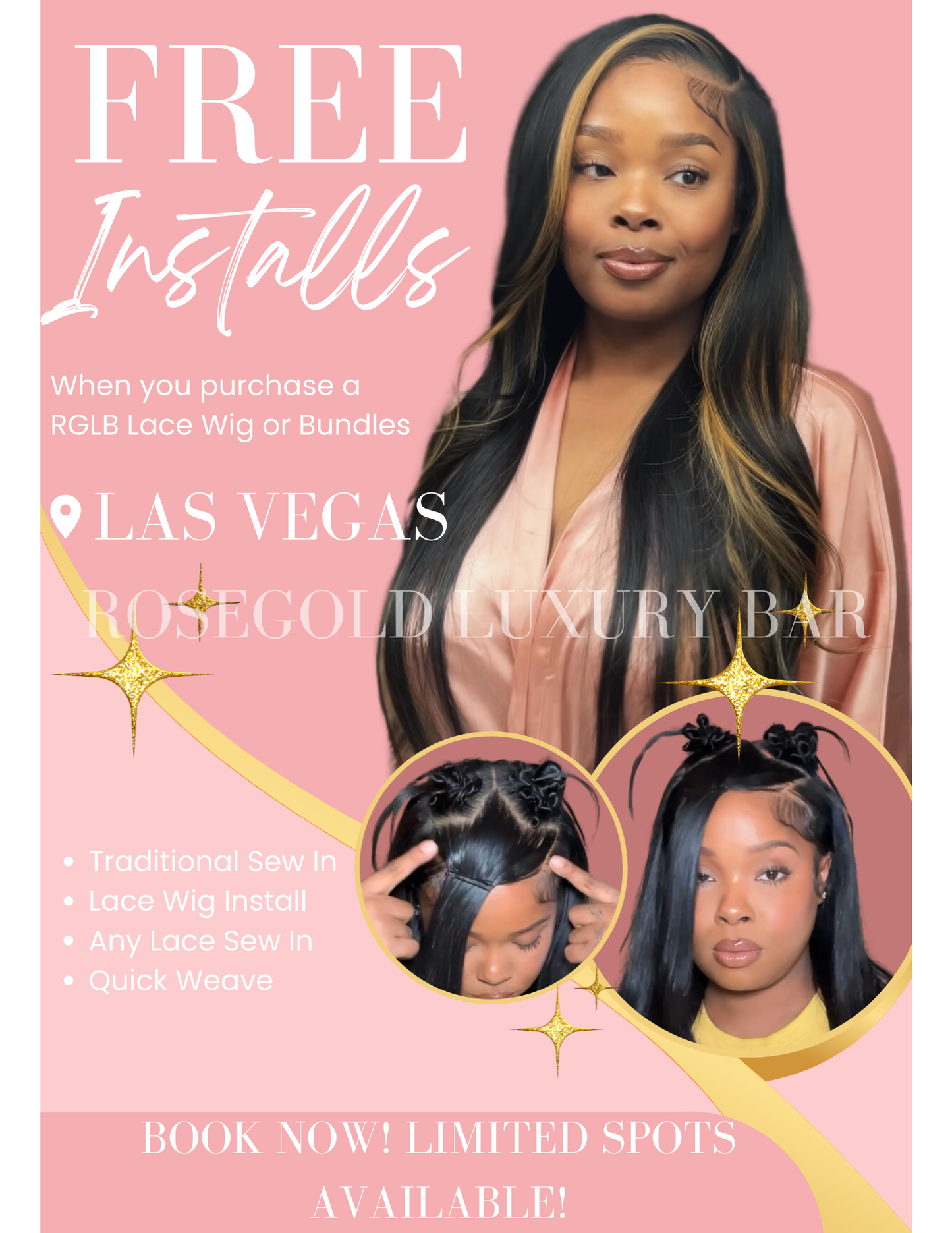 FREE LACE WIG INSTALL